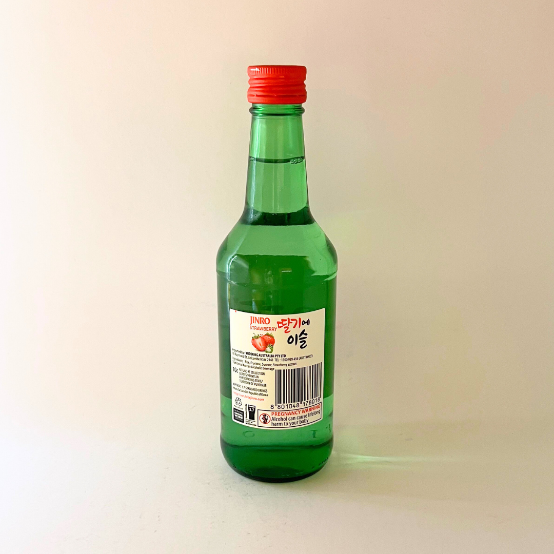 진로 참이슬 딸기 360ml(JR Chamisul Strawberry Soju 360ml)