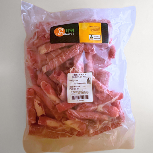 소목살(샤브/불고기용) 1.5M 700G(BEEF CHUCK SLICE 1.5M 700G)