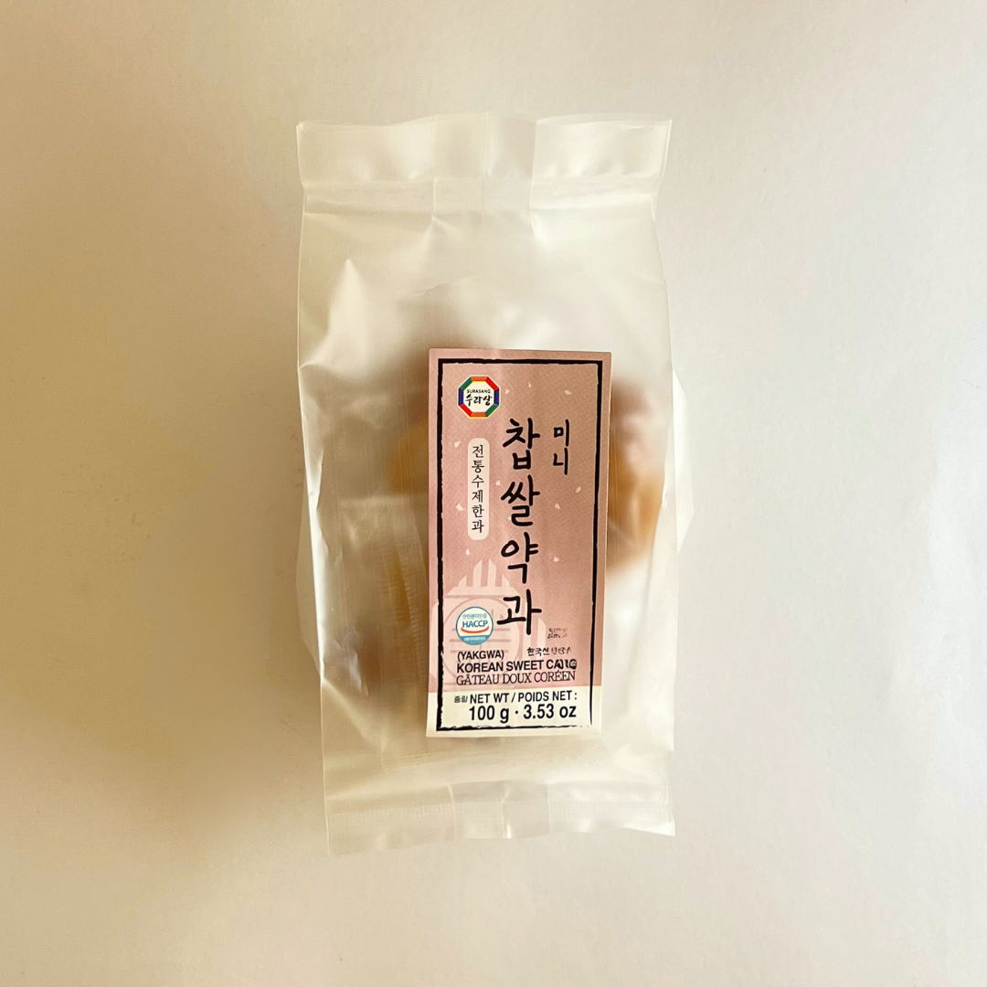 수라상 미니찹쌀약과 100G(SURA KOREAN MINI YAKGWA 100G)