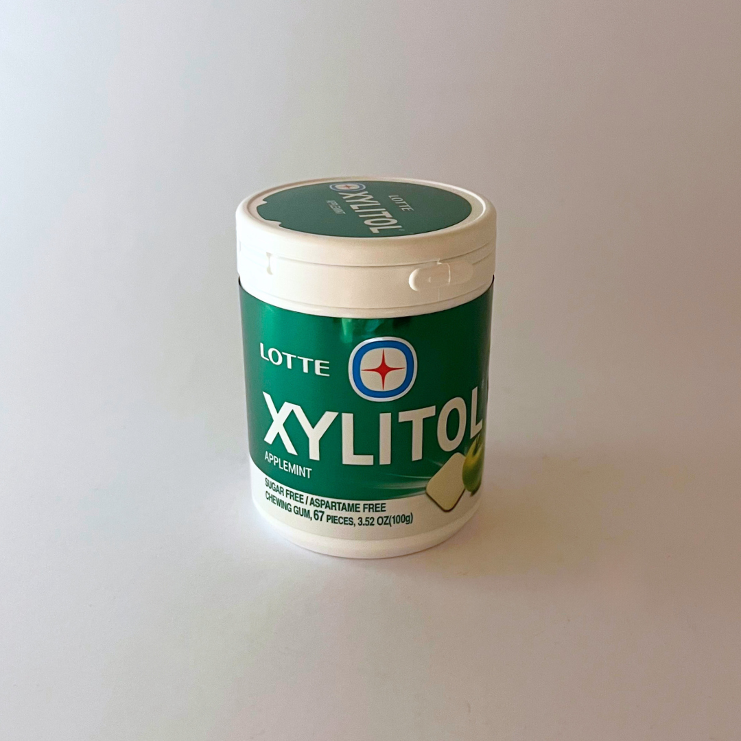 롯데 자일리톨 애플민트 100g(LT 木糖醇口香糖(苹果薄荷) 100g)