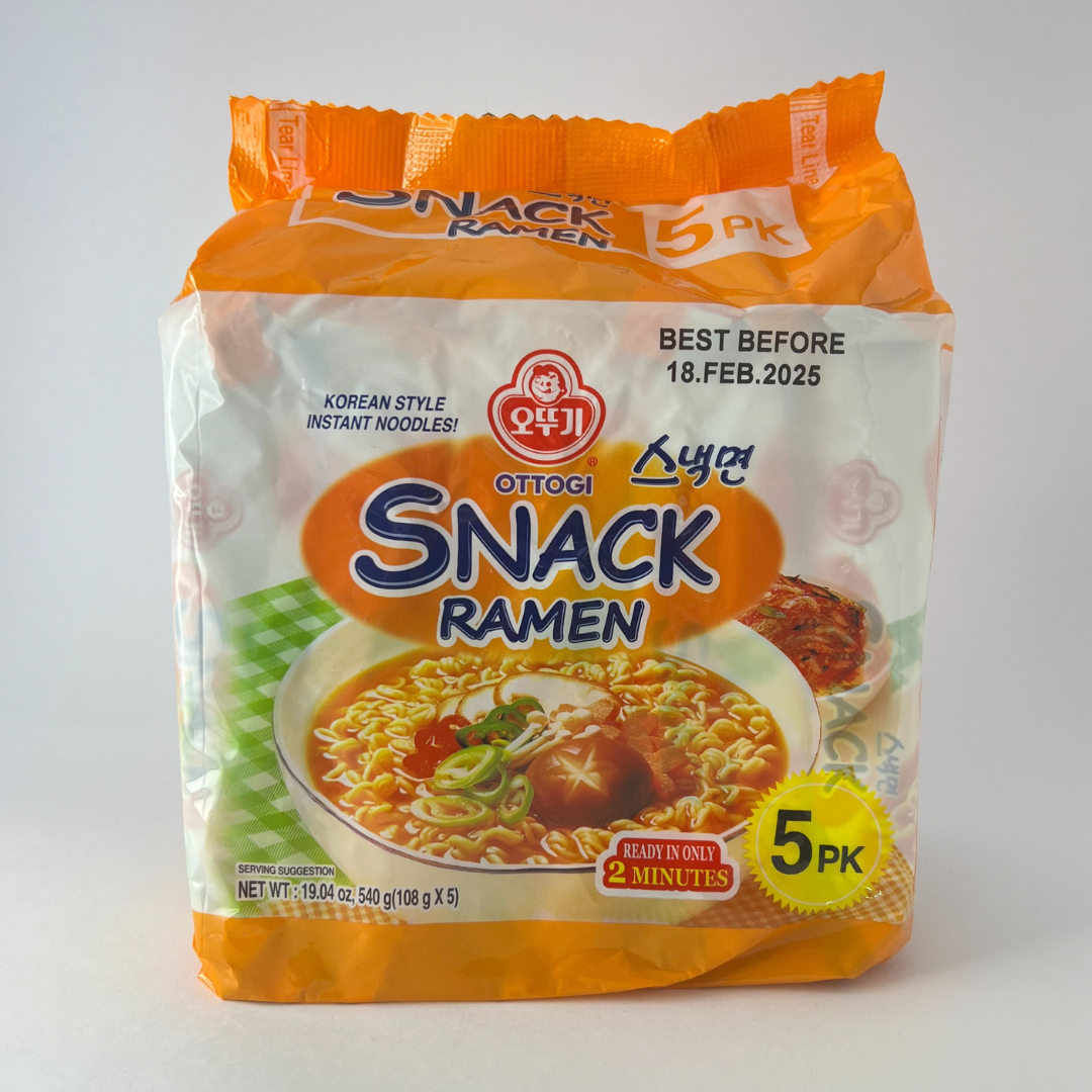 오뚜기 스낵면 멀티 108G*5(OTG Snack Ramen (EX) 108G*5)[MULTI]