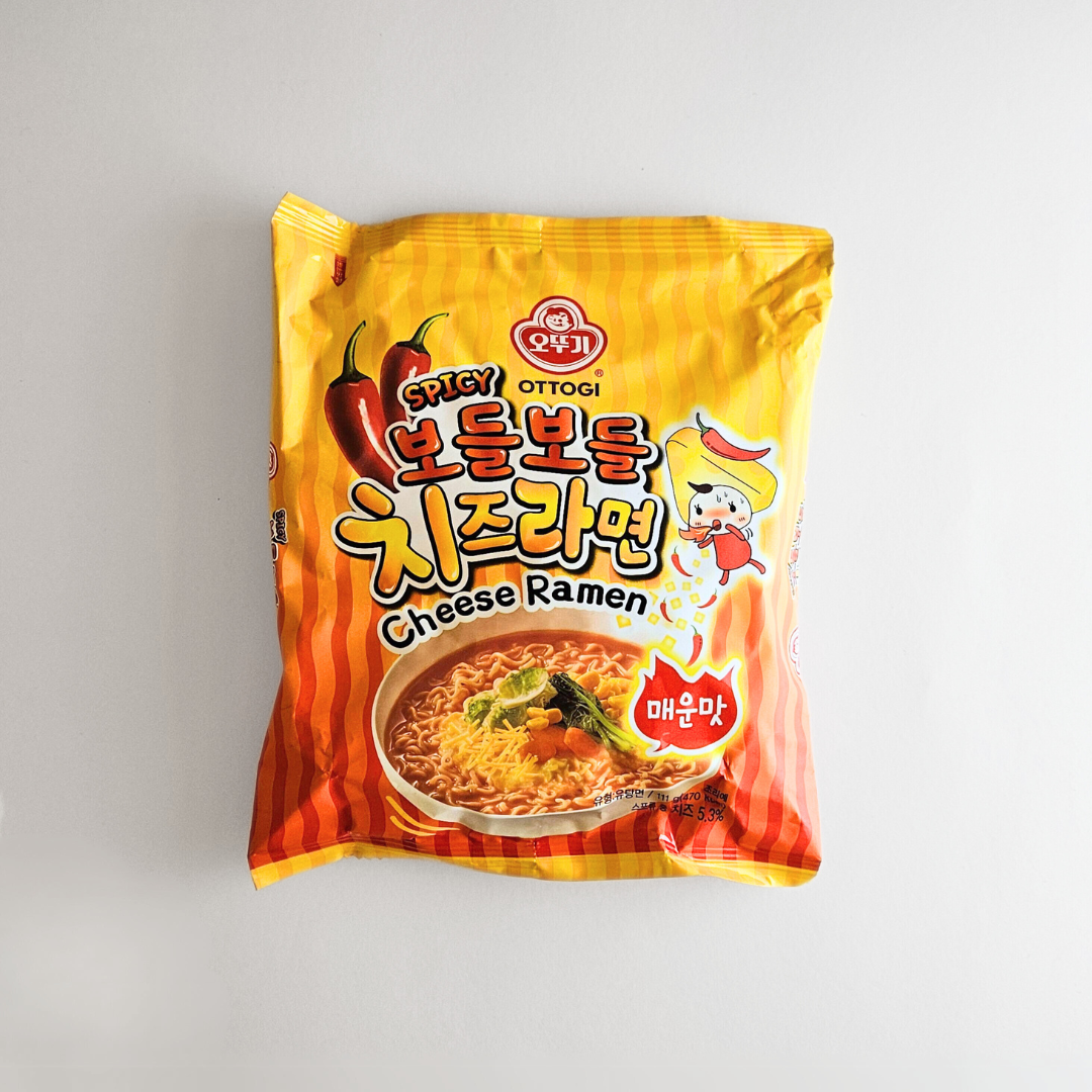 오뚜기 치즈라면 매운맛 111G(OTG CHEESE RAMEN HOT 111G)[SINGLE]