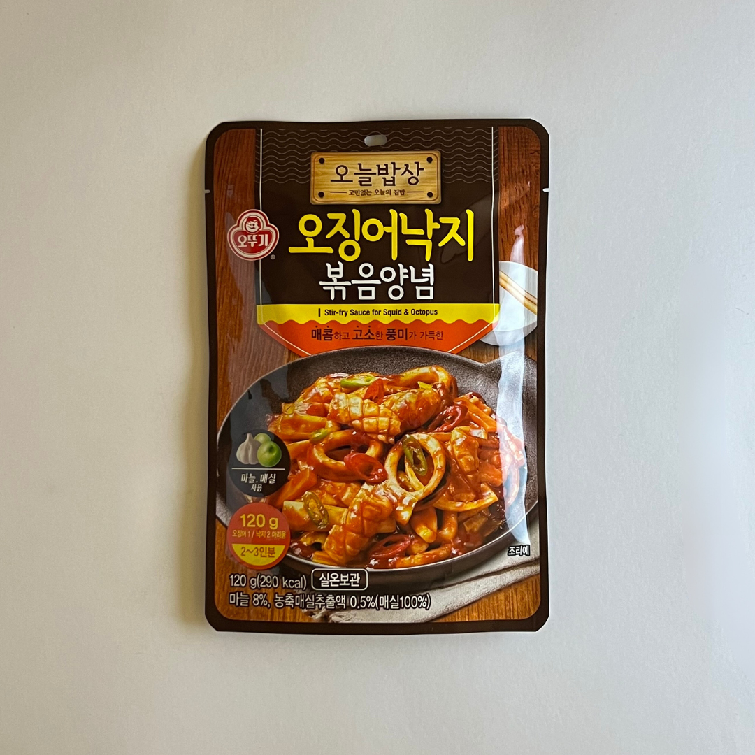 오뚜기 오징어낙지볶음 양념 120g(OTG Stir Fry Sauce For Squid&Octopus 120g)