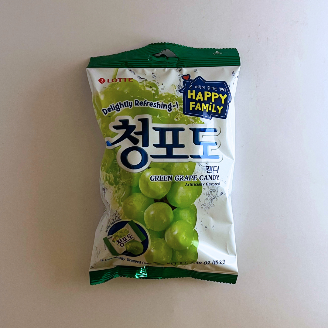 롯데 청포도 사탕 153g(LT 青葡萄糖 153g)