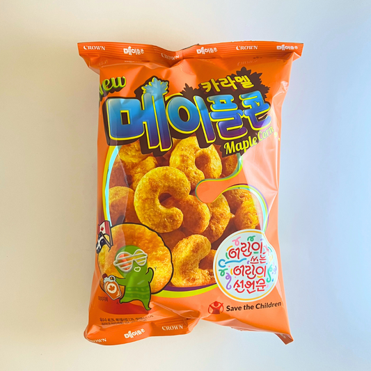 크라운 카라멜콘과 메이플(대) 154g(Crown Caramel Corn & Maple 154g)