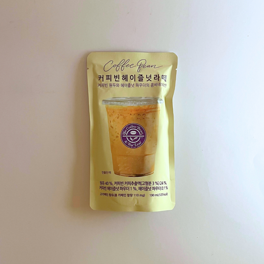커피빈 헤이즐넛 라떼 파우치 190ML(CB hazelnuts Latte Pouch 190ML)[SINGLE]