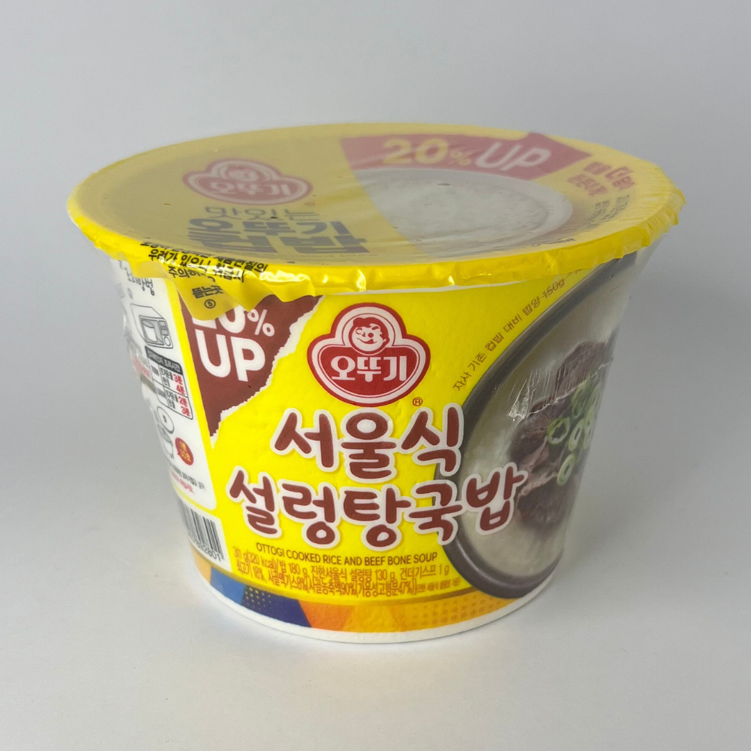 오뚜기 컵밥 서울식 설렁탕 국밥 311g(OTG 牛肉汤 &amp; 杯饭 311g)
