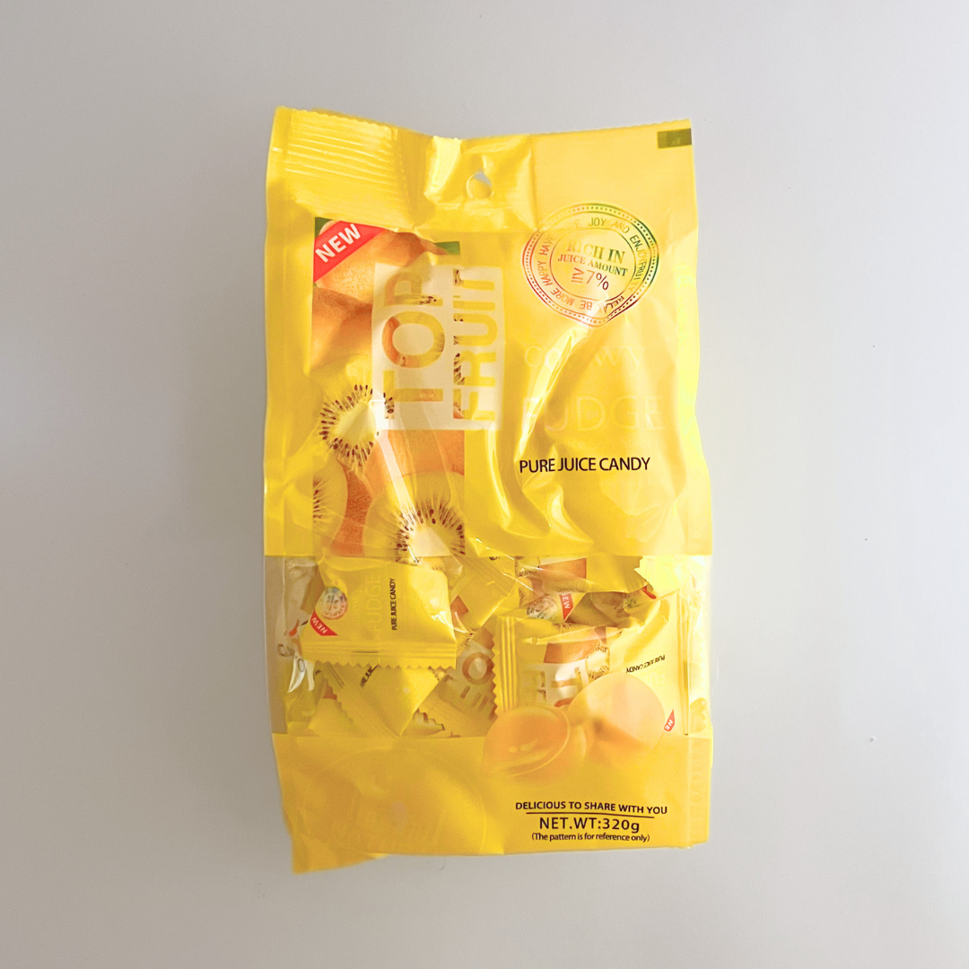 골드키위 젤리 320G(TOP FRUIT FUDGE GOLDEN KIWI 320G)