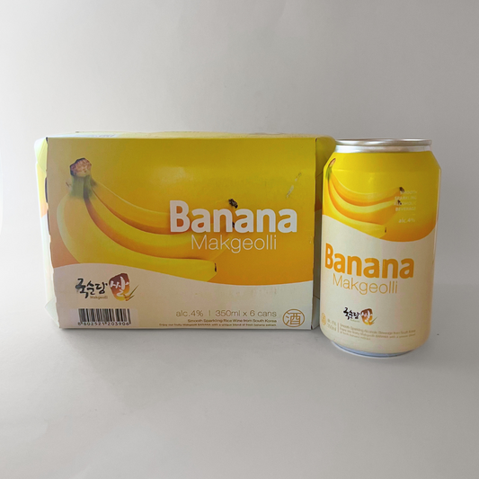 국순당 바나나막걸리캔 350ml*6(KSD Rice Wine Banana Can 350ml*6)[MULTI]