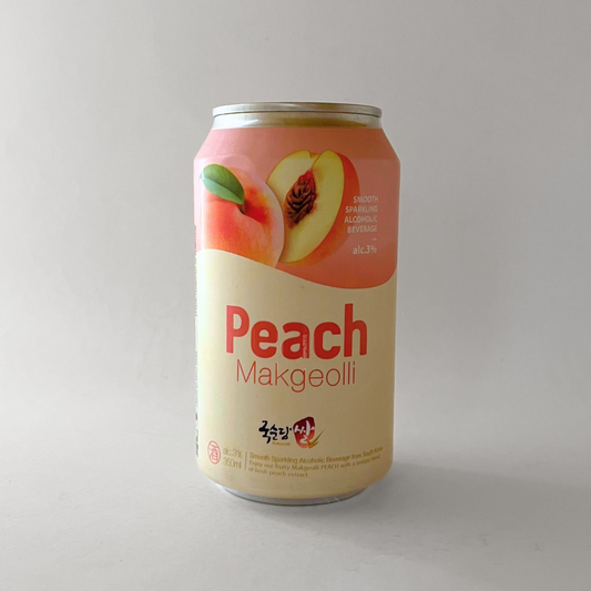 국순당 복숭아막걸리캔 350ml(KSD Rice Wine Peach Can 350ml)[SINGLE]