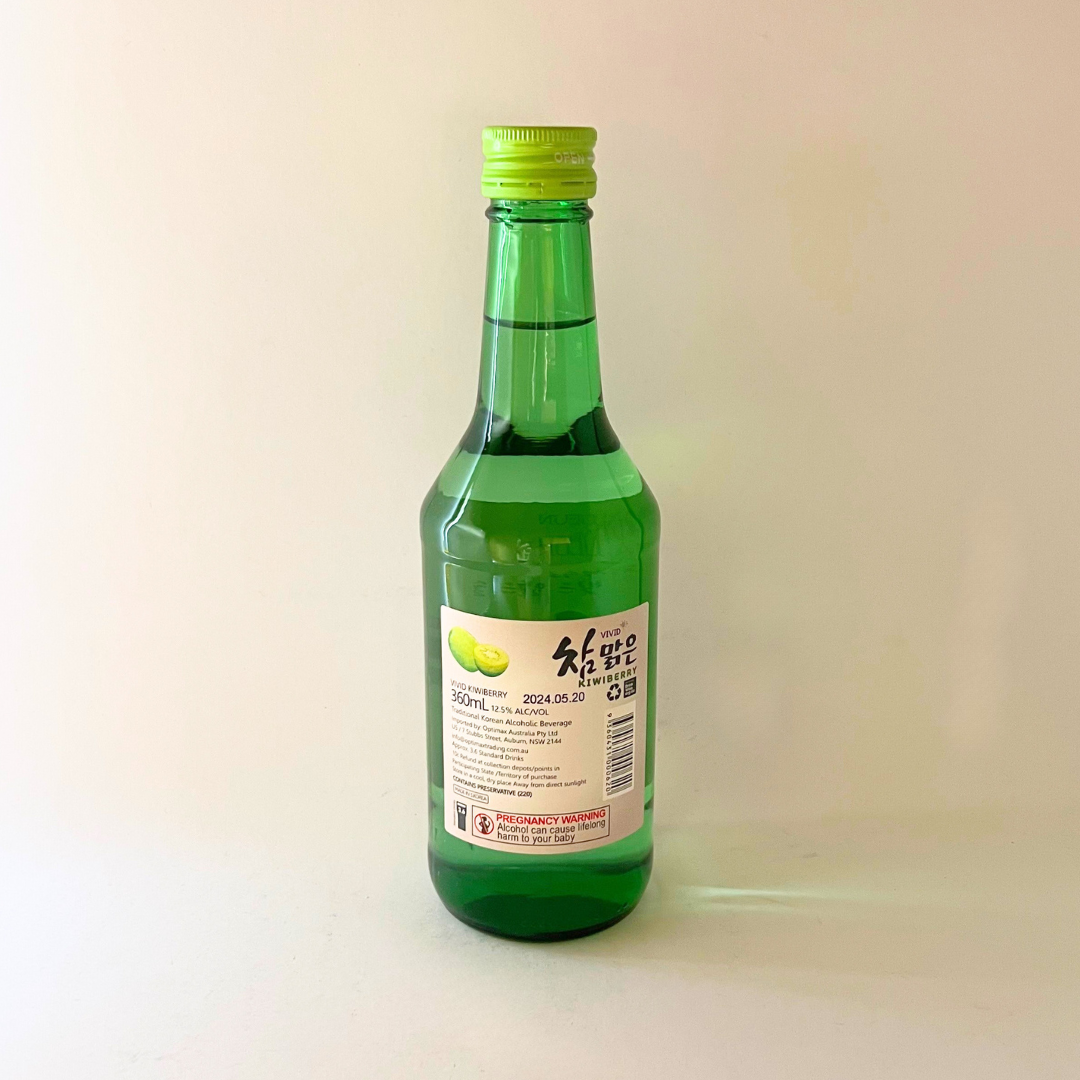 참맑은소주 키위베리 360ml(魅力烧酒猕猴桃360ML)