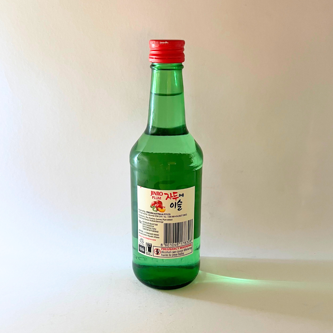 진로 참이슬 자두 360ml(JR Chamisul Plum Soju 360ml)