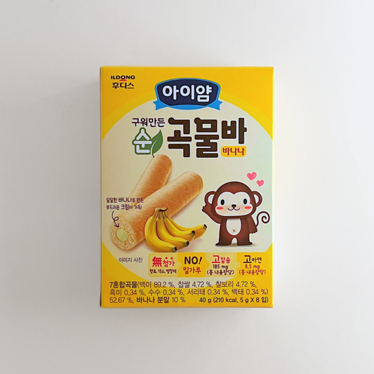일동후디스 아이얌 구워만든 순곡물바 바나나 40G(IDF Grain Bar Banana 40G)