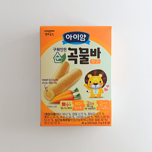 일동후디스 아이얌 구워만든 순곡물바 당근 40G(IDF Grain Bar Carrot 40G)