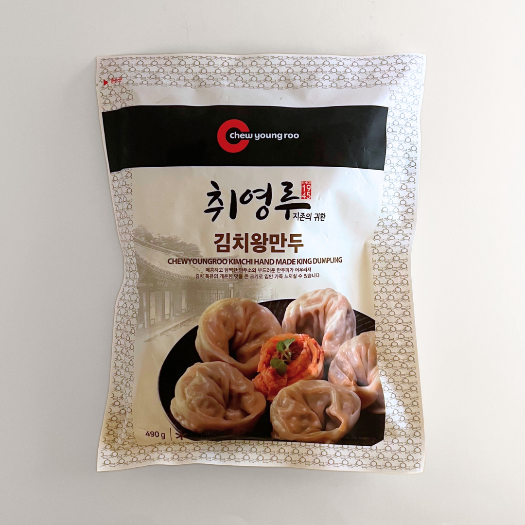취영루 김치 왕만두 490g(CHYR 泡菜王饺子 490g)