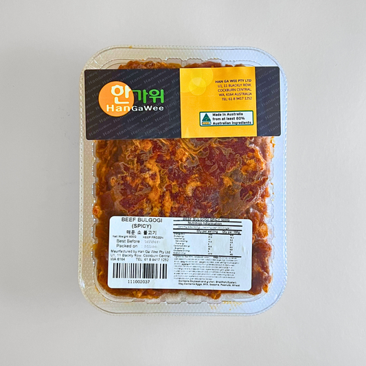 양념 매운소불고기 500g(Beef Bulgogi spicy 500g)