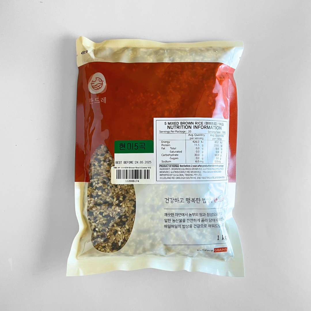 해들원 현미5곡 1Kg(HDW Mixed Grain(5) 1Kg)