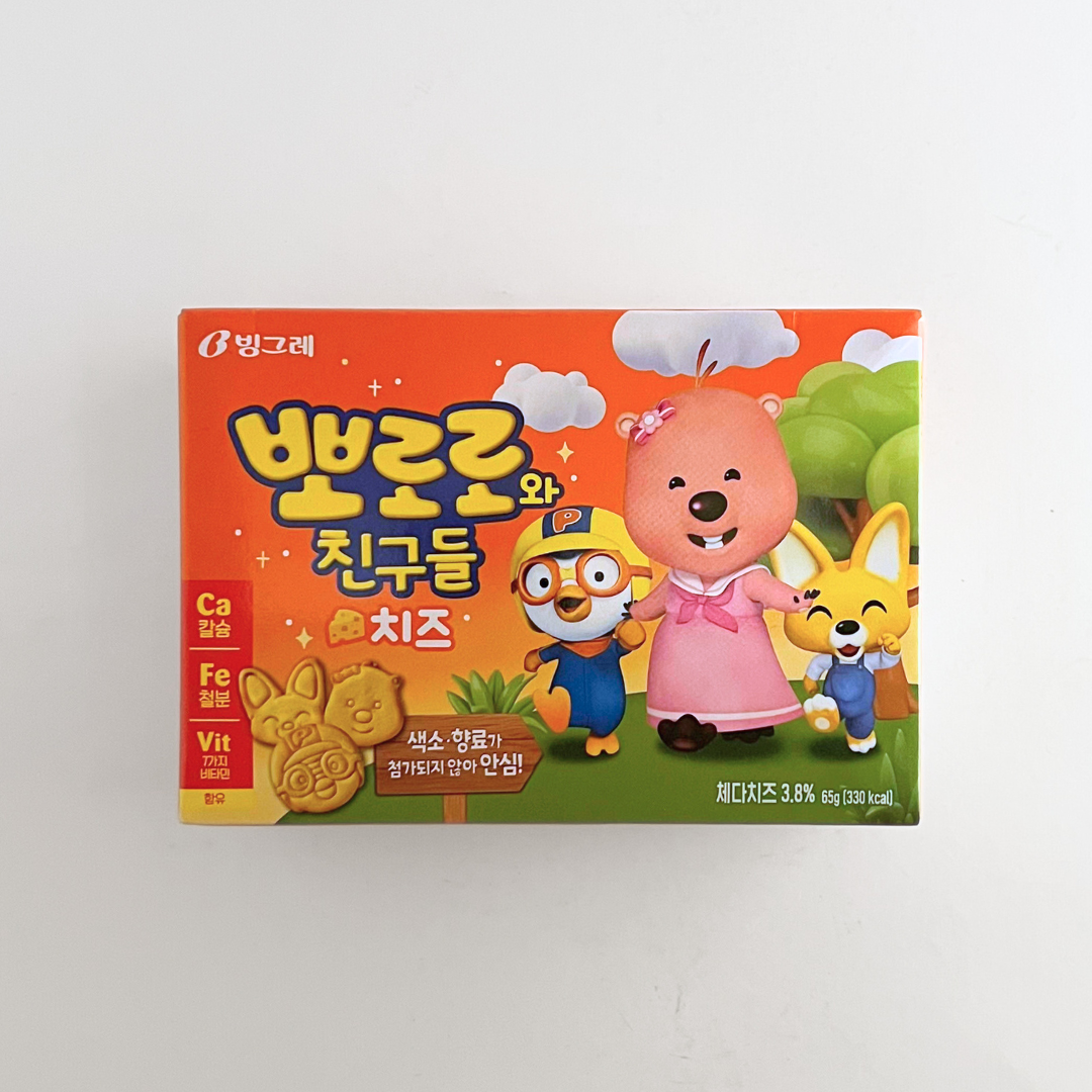 빙그레 뽀로로와 친구들(치즈) 65g(BGR Pororo Biscuit(Cheese) 65g)