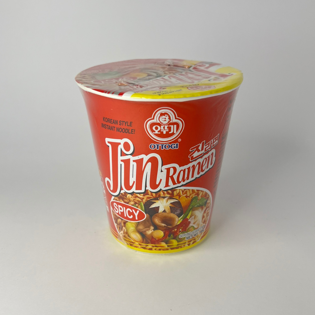 오뚜기 진라면컵 매운맛 65g(OTG Jin Ramen Cup(Spicy) 65g)[SINGLE]