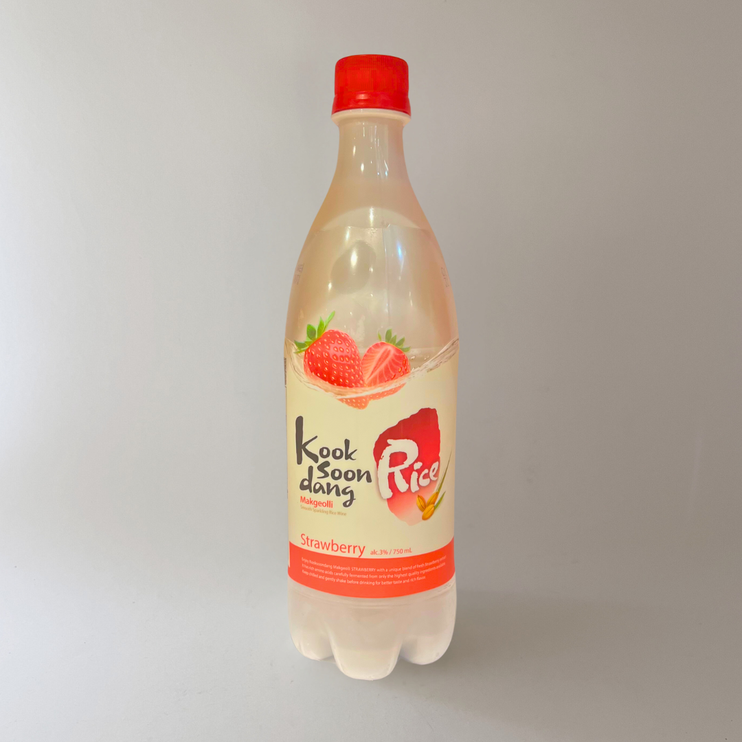 국순당 딸기막걸리 750ml(KSD Rice Wine Strawberry 750ml)