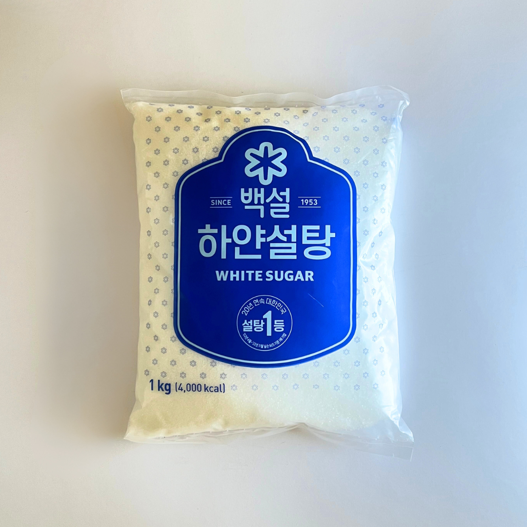 CJ 백설 하얀설탕 1kg(CJ White Sugar 1kg)