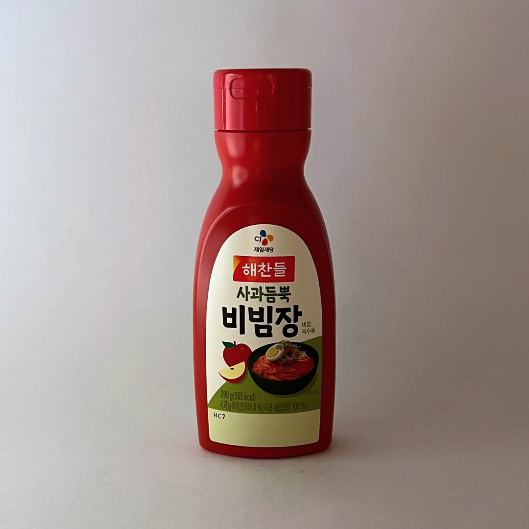 CJ 해찬들 사과듬뿍 비빔장(비빔국수용) 290g(CJ 面条辣椒酱 290g)