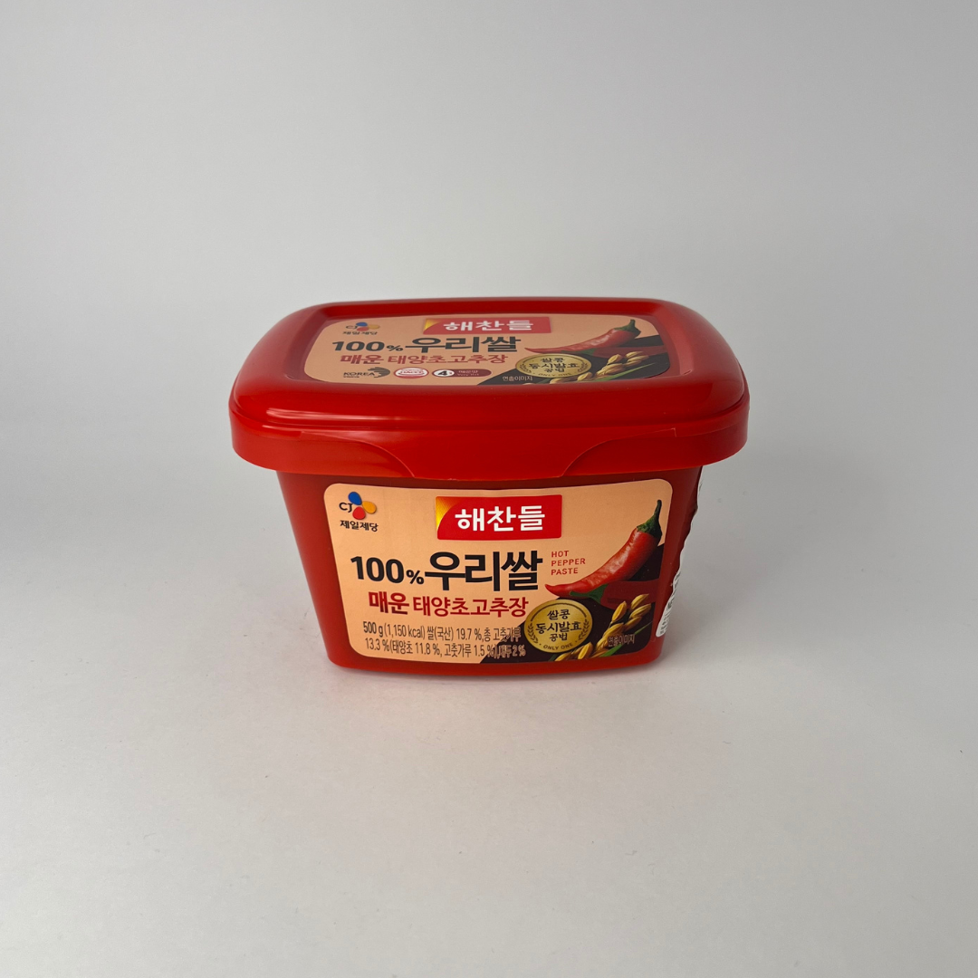CJ 해찬들 태양초 골드매운고추장 500g(CJ 辣椒酱(辣) 500g)