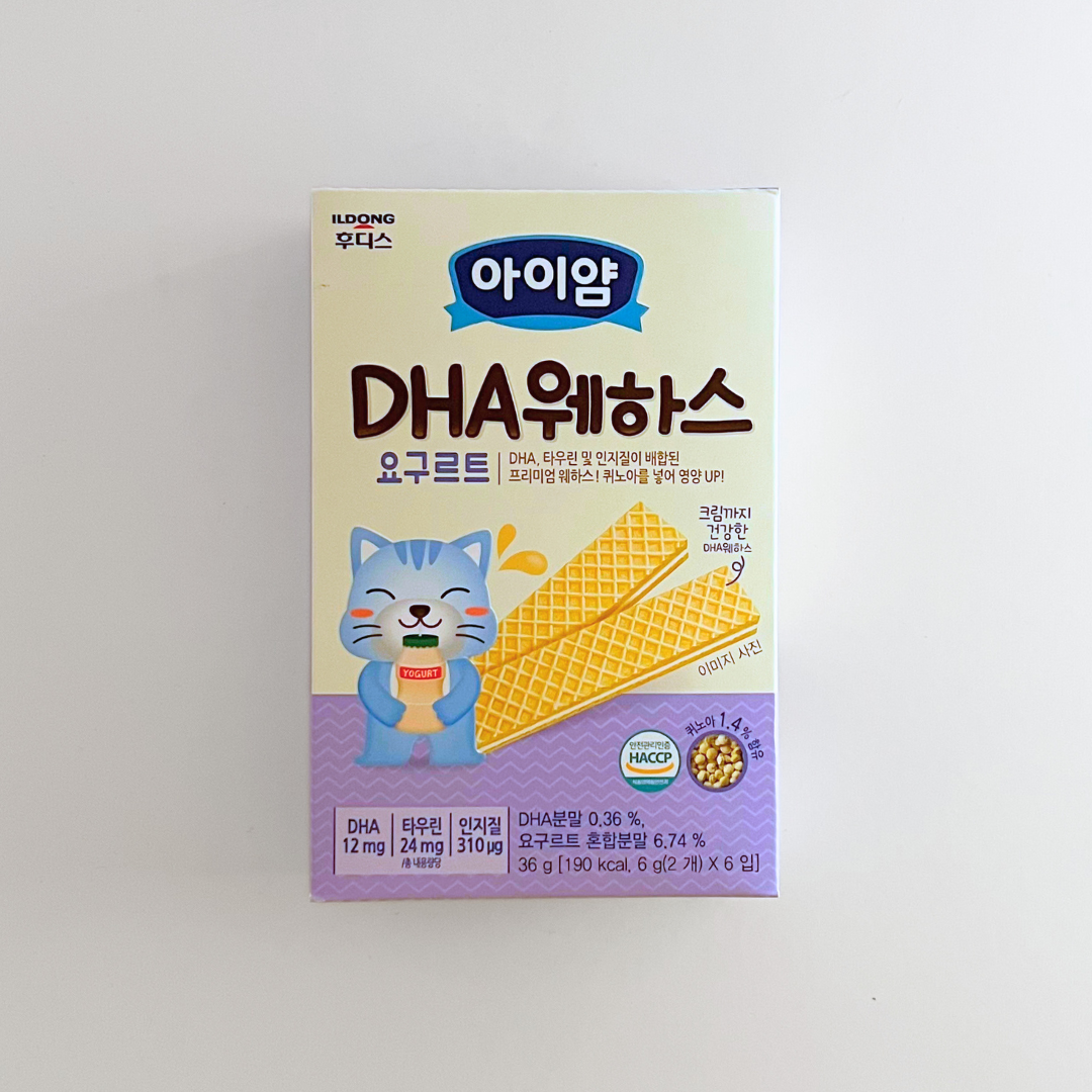 일동후디스 아이얌 DHA 웨하스 요구르트 36G(IDF Yogurt Wafers 36G)