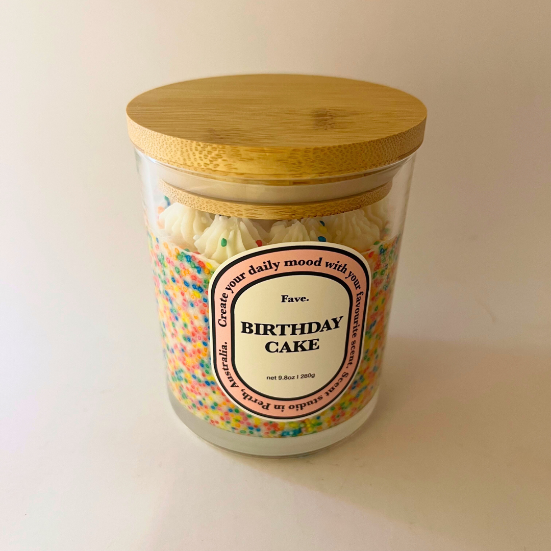 수피아 향초 글라스 FAVE - 생일케잌(Sufia Candle Glass FAVE - BIRTHDAY CAKE)